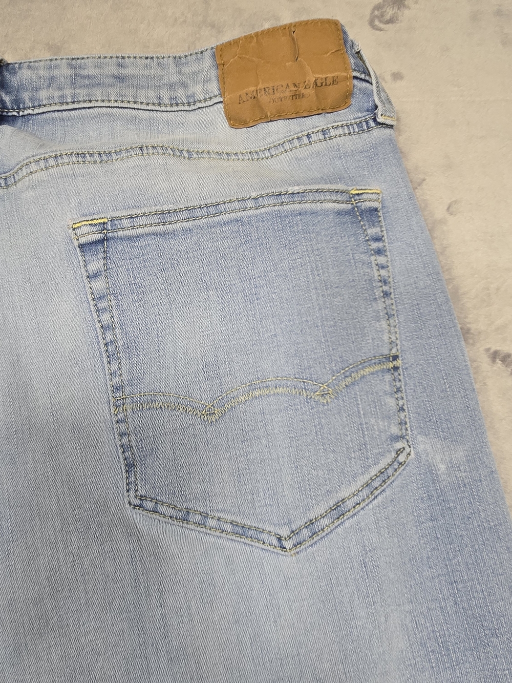American Eagle Outfitters Original Boot Jeans Mens 36x30 Blue Boot Denim Pants - Picture 12 of 15